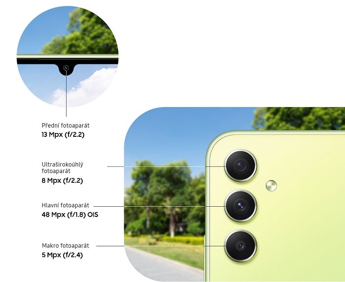 Samsung Galaxy A34 5G, 8GB/256GB, Awesome Lime - obrázek č. 4