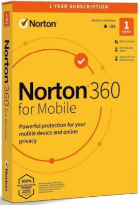 Norton 360 Mobile - 1 uživatel, 1 zařízení, 1 rok - obrázek č. 1