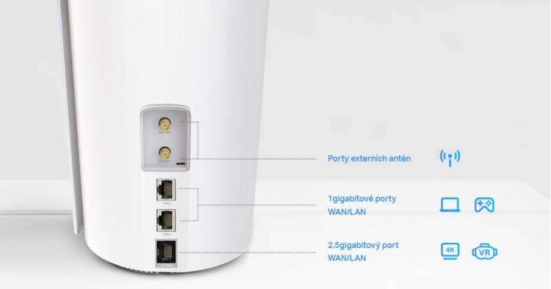 Komplexní Wi-Fi systém TP-Link Deco X50-5G (Deco X50-5G(1-pack)) bílý - obrázek č. 4