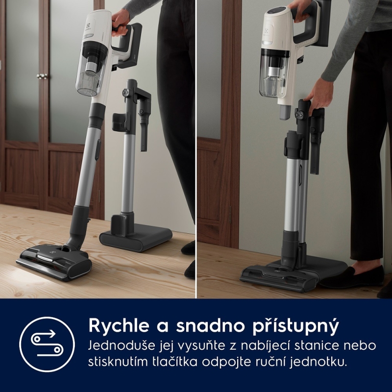 Tyčový vysavač Electrolux 800 Hygienic EP81HB25SH bílý - obrázek č. 6