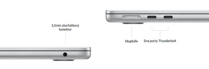 Apple MacBook Air 13, M2 8-core, 8GB, 512GB, 10-core GPU, temně inkoustová (M2, 2022) (CZ) - obrázek č. 7