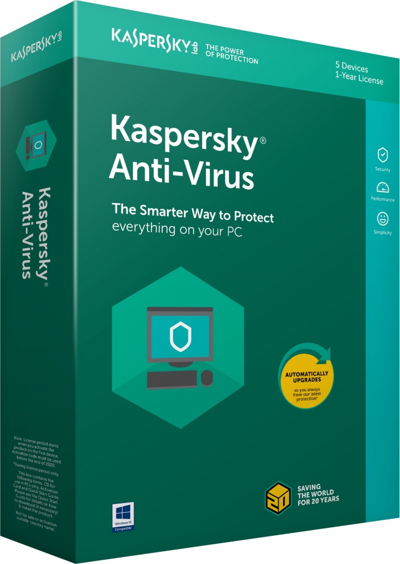 Kaspersky Anti-Virus CZ pro 1 zařízení na 24 měsíců, nová licence - obrázek č. 0