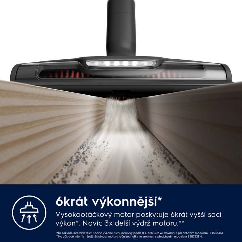 Tyčový vysavač Electrolux 800 Wet EP81B25WET modrý - obrázek č. 4