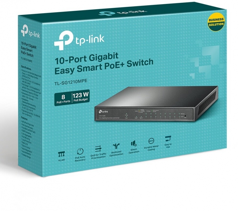 TP-LINK TL-SG1210MPE 10-port PoE+ - obrázek č. 0