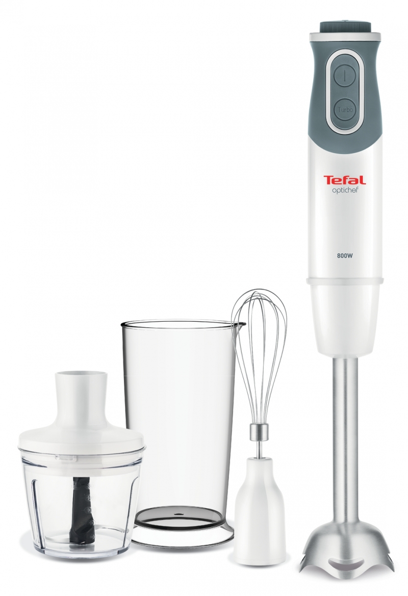 Tefal Optichef HB643138 mixér 0,8 l Ponorný mixér Metalická, Bílá 800 W - obrázek č. 0