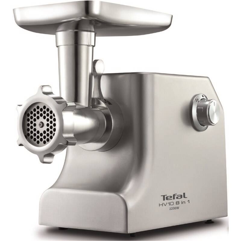 Mlýnek na maso Tefal HV10 NE858D38, 8v1 nerez - obrázek č. 0