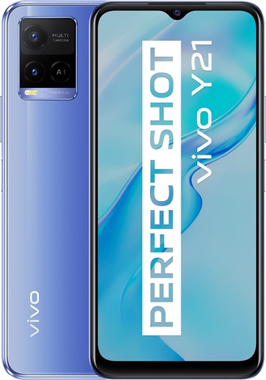 VIVO Y21 4/64 GB, Metallic Blue - obrázek č. 0