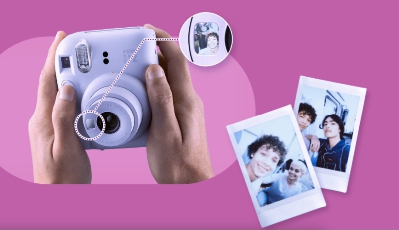 Instantní fotoaparát Fujifilm Instax mini 12 modrý - obrázek č. 3