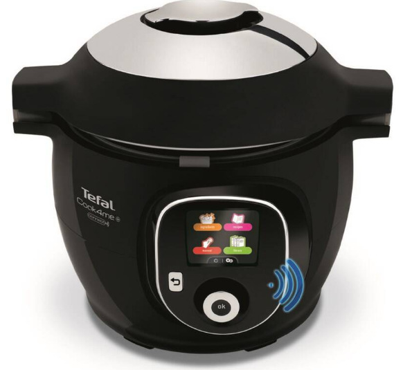 Multifunkční tlakový hrnec Tefal Cook4me+ Connect CY855830 černý - obrázek č. 1