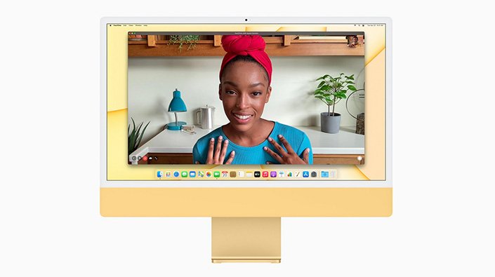 Apple iMac 24" 4,5K Retina M1 /8GB/256GB/7-core GPU, modrá - obrázek č. 7