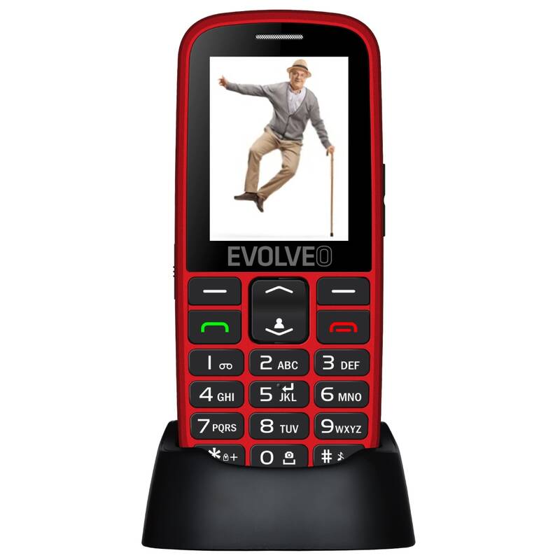 Evolveo EasyPhone EG, Red - obrázek č. 0