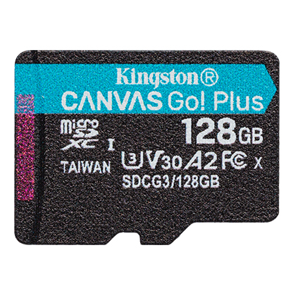 Kingston Micro SDXC Canvas Go! Plus 128GB 170MB/s UHS-I U3 - obrázek č. 0