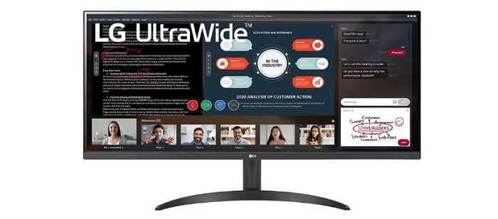 LG UltraWide 34WP500-B - LED monitor 34" - obrázek č. 2