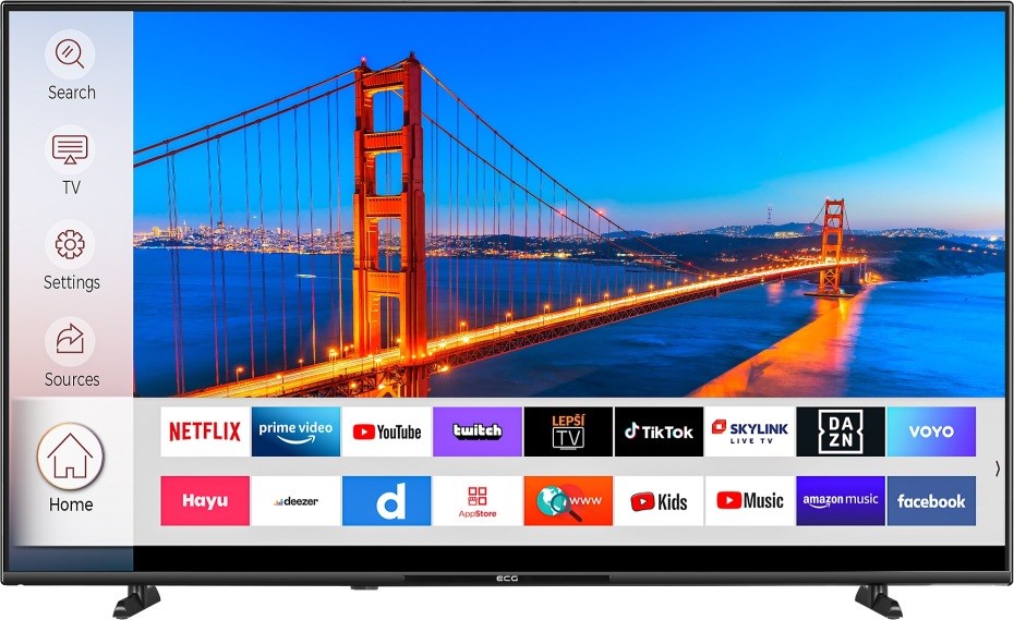 ECG 55USL231 HDMI a USB vstup