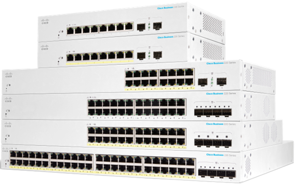 Cisco CBS220 Smart 48p GE,PoE,4x10G SFP+ - obrázek č. 0