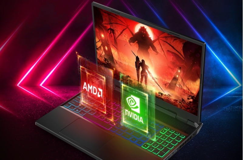 Notebook Acer Nitro 16 (AN16-41-R8W3) (NH.QLKEC.002) černý - obrázek č. 2