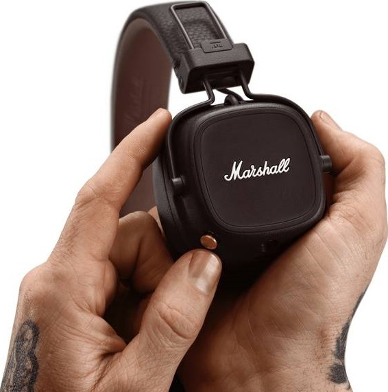 Sluchátka Marshall Major IV Bluetooth hnědá - obrázek č. 2