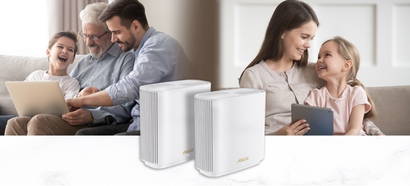 Komplexní Wi-Fi systém Asus ZenWiFi XT8 v2 (1-pack) (90IG0590-MO3A70) bílý - obrázek č. 2