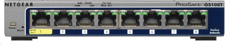 Netgear GS108T v3 (GS108T-300PES) - obrázek č. 0