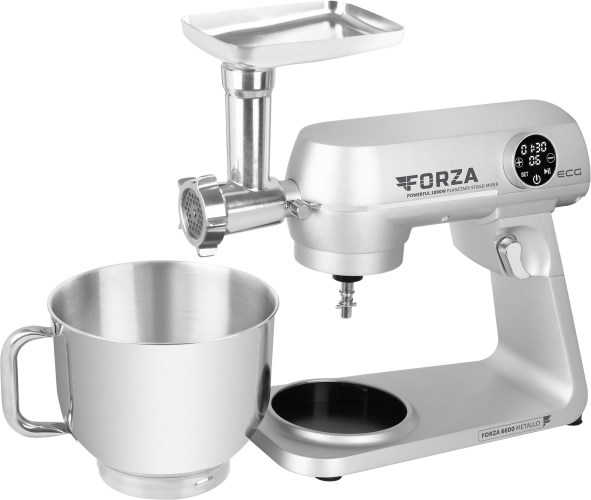 ECG FORZA 6600 Metallo Argento dotykové ovládání