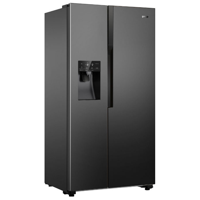 Americká lednice Gorenje NRS9182VB InverterCompressor černá - obrázek č. 3