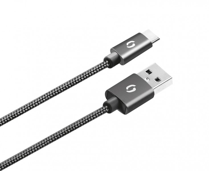 ALIGATOR PREMIUM Datový kabel 2A, USB-C černý - obrázek č. 0