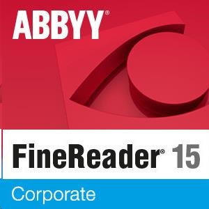ABBYY FineReader 15 Corporate, Single User License (ESD), EDU, Perpetual - obrázek č. 0