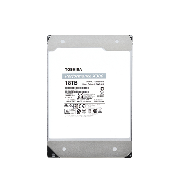 Toshiba BULK X300 Perfor Hard Drive 18TB 6Gb/s - obrázek č. 0