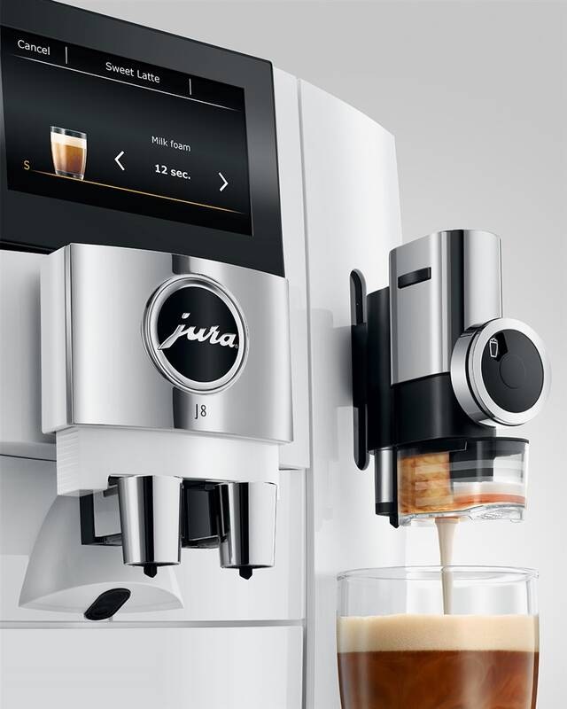 Espresso Jura J8 Piano White - obrázek č. 1