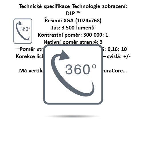 Optoma ZX300 Tříměsíční předplatné O2 TV Sport Plus - obrázek č. 6