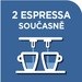 DeLonghi ECAM 350 50SB 2 kávy najednou
