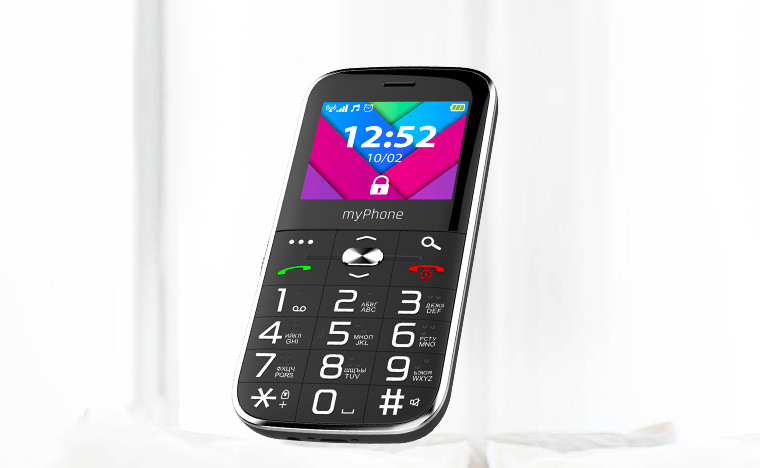 Mobilní telefon myPhone Halo C Senior s nabíjecím stojánkem (TELMYSHALOCBK) černý - obrázek č. 3