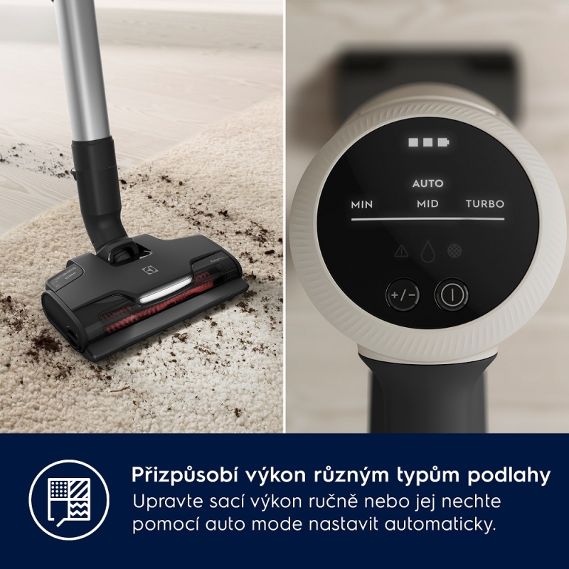 Tyčový vysavač Electrolux 800 Hygienic EP81HB25SH bílý - obrázek č. 8