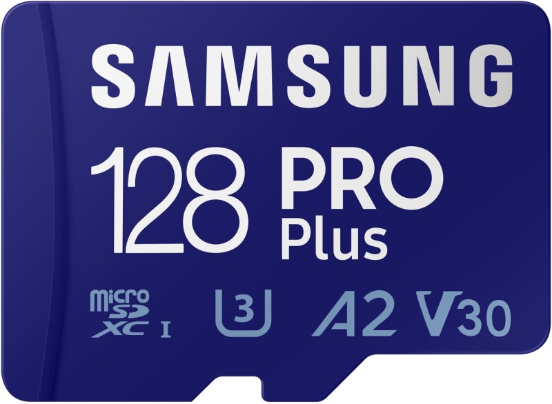 Samsung Micro SDHC karta 128GB PRO Plus + SD adaptér - obrázek č. 0