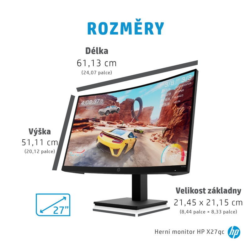 HP X27qc - obrázek č. 0