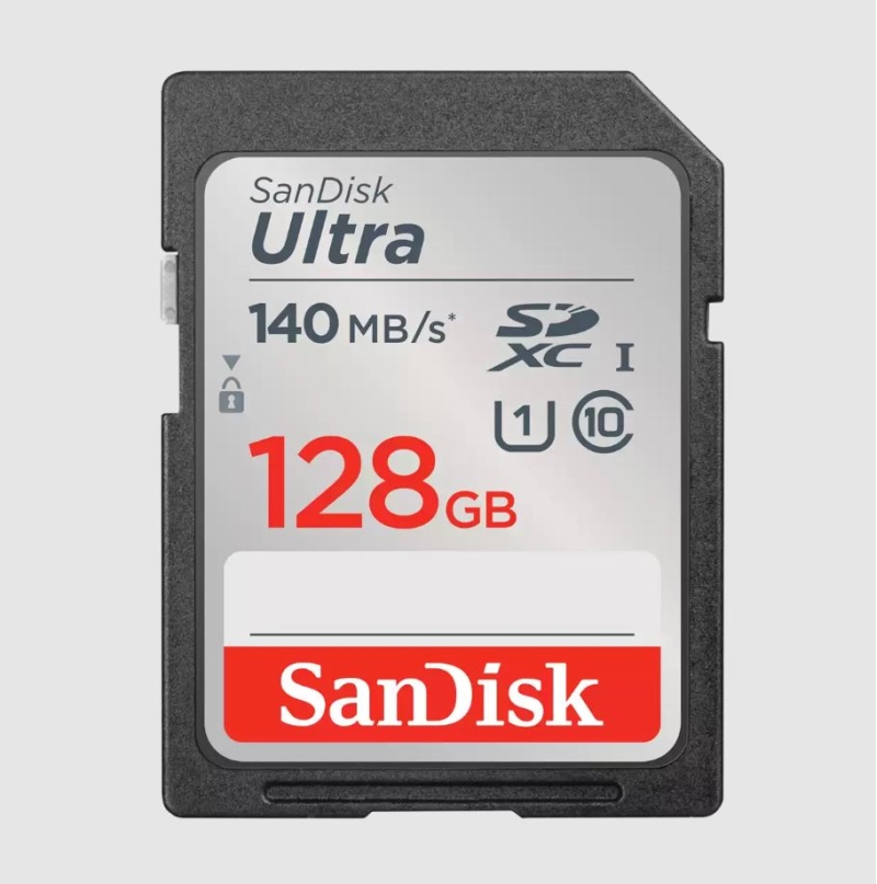 SanDisk Ultra SDXC 128GB 140MB/s Class10 UHS-I - obrázek č. 0