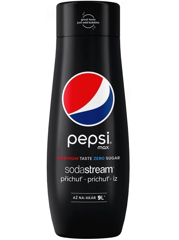 Příchuť pro perlivou vodu SodaStream Pepsi MAX 440 ml - obrázek č. 1