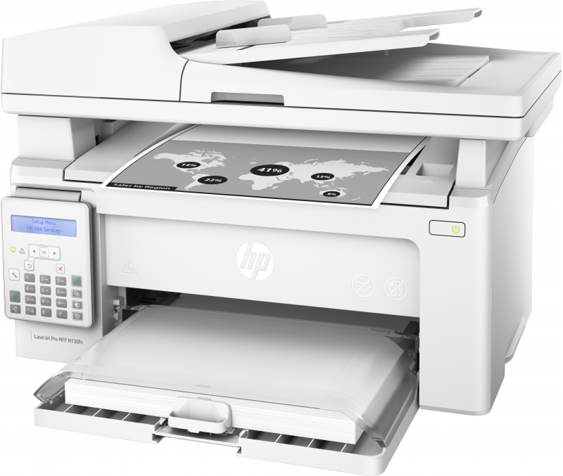 HP LaserJet Pro MFP M130fn 3v1 černobílá tiskárna - obrázek č. 0