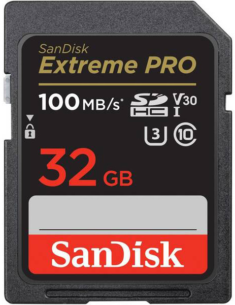 Paměťová karta SanDisk SDHC Extreme Pro 32GB UHS-I U3 (100R/90W) (SDSDXXO-032G-GN4IN) - obrázek č. 1
