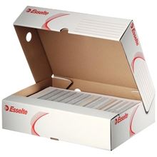 Archivační krabice Standard Esselte - bílá, horizontální, 33 x 8 x 26 cm