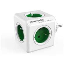 Rozbočovací zásuvka PowerCube Original - 5 zásuvek, zelená