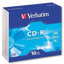 CD-R Verbatim - slim box, 10 ks