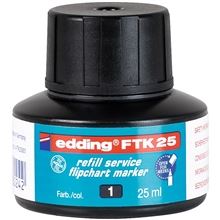 Náhradní inkoust pro flipchartové popisovače Edding FTK 25 - černý