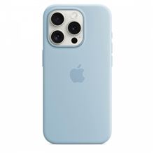 Apple iPhone 15 Pro Silicone Case s MagSafe, světle modrá
